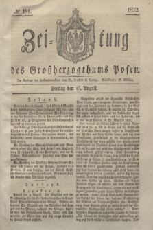 Zeitung des Großherzogthums Posen. 1832, № 191 (17 August)