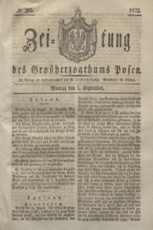 Zeitung des Großherzogthums Posen. 1832, № 205 (3 September)