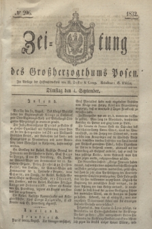 Zeitung des Großherzogthums Posen. 1832, № 206 (4 September)