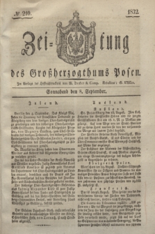 Zeitung des Großherzogthums Posen. 1832, № 210 (8 September)