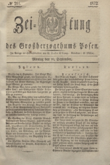 Zeitung des Großherzogthums Posen. 1832, № 211 (10 September)