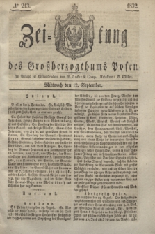 Zeitung des Großherzogthums Posen. 1832, № 213 (12 September)