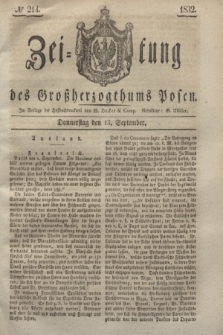 Zeitung des Großherzogthums Posen. 1832, № 214 (13 September)
