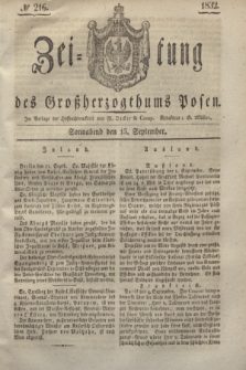 Zeitung des Großherzogthums Posen. 1832, № 216 (15 September)