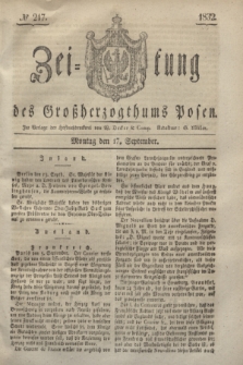 Zeitung des Großherzogthums Posen. 1832, № 217 (17 September)