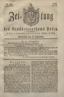 Zeitung des Großherzogthums Posen. 1832, № 220 (20 September)