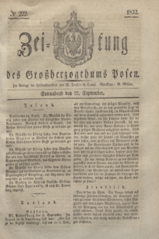 Zeitung des Großherzogthums Posen. 1832, № 222 (22 September)