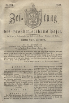 Zeitung des Großherzogthums Posen. 1832, № 223 (24 September)