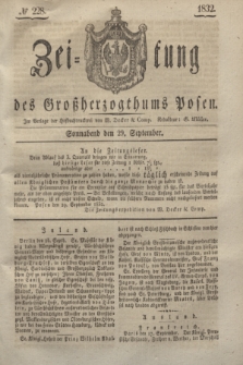 Zeitung des Großherzogthums Posen. 1832, № 228 (29 September)