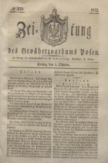 Zeitung des Großherzogthums Posen. 1832, № 233 (5 Oktober)