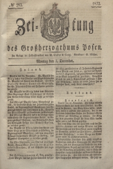 Zeitung des Großherzogthums Posen. 1832, № 283 (3 December)