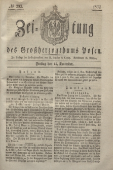 Zeitung des Großherzogthums Posen. 1832, № 293 (14 December)