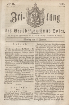Zeitung des Großherzogthums Posen. 1833, № 11 (14 Januar)