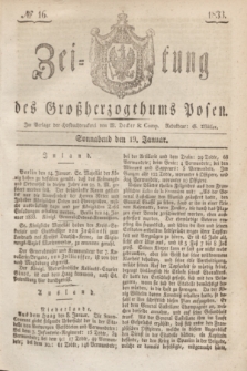 Zeitung des Großherzogthums Posen. 1833, № 16 (19 Januar)