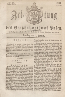 Zeitung des Großherzogthums Posen. 1833, № 18 (22 Januar)