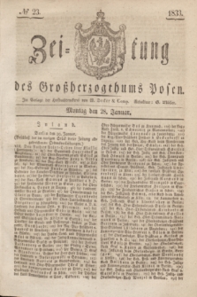 Zeitung des Großherzogthums Posen. 1833, № 23 (28 Januar)