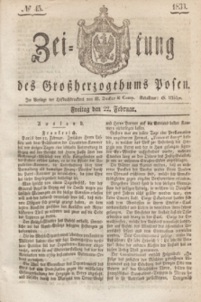 Zeitung des Großherzogthums Posen. 1833, № 45 (22 Februar)