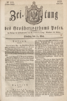 Zeitung des Großherzogthums Posen. 1833, № 111 (14 Mai)