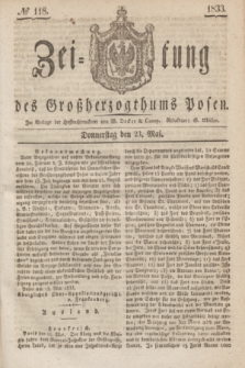 Zeitung des Großherzogthums Posen. 1833, № 118 (23 Mai)