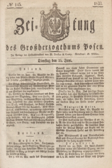 Zeitung des Großherzogthums Posen. 1833, № 145 (25 Juni)