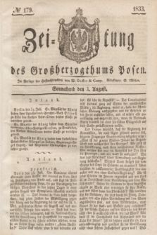 Zeitung des Großherzogthums Posen. 1833, № 179 (3 August)