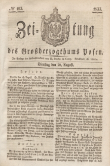 Zeitung des Großherzogthums Posen. 1833, № 193 (20 August)