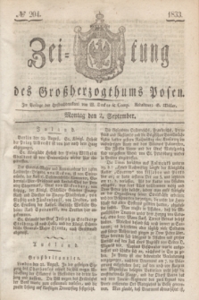 Zeitung des Großherzogthums Posen. 1833, № 204 (2 September)
