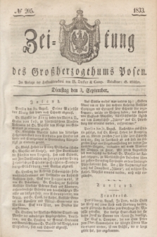 Zeitung des Großherzogthums Posen. 1833, № 205 (3 September)