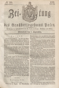 Zeitung des Großherzogthums Posen. 1833, № 209 (7 September)
