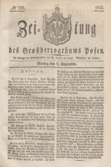 Zeitung des Großherzogthums Posen. 1833, № 210 (9 September)