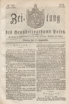 Zeitung des Großherzogthums Posen. 1833, № 222 (23 September)