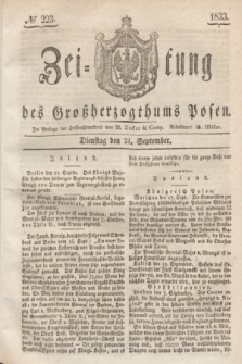 Zeitung des Großherzogthums Posen. 1833, № 223 (24 September)