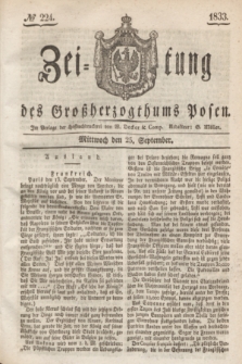 Zeitung des Großherzogthums Posen. 1833, № 224 (25 September)
