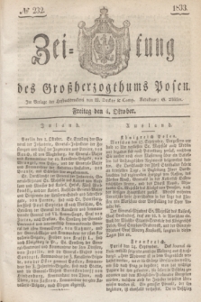 Zeitung des Großherzogthums Posen. 1833, № 232 (4 Oktober)