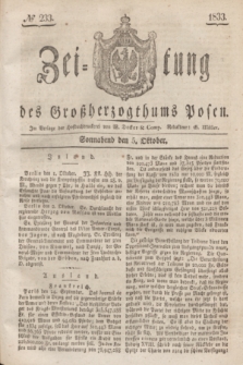 Zeitung des Großherzogthums Posen. 1833, № 233 (5 Oktober)