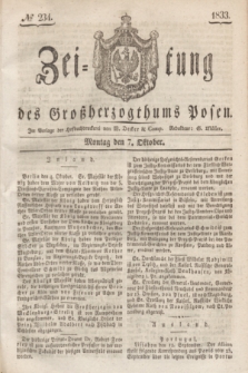 Zeitung des Großherzogthums Posen. 1833, № 234 (7 Oktober)