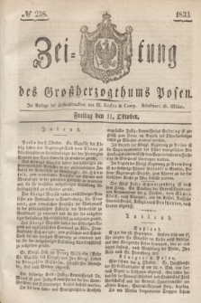 Zeitung des Großherzogthums Posen. 1833, № 238 (11 Oktober)