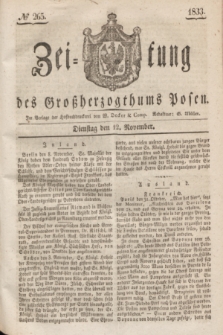 Zeitung des Großherzogthums Posen. 1833, № 265 (12 November)