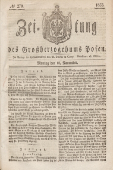 Zeitung des Großherzogthums Posen. 1833, № 270 (18 November)