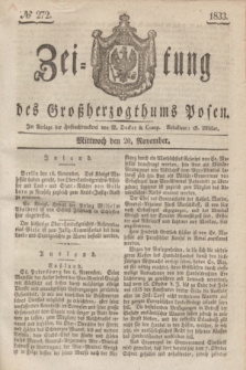 Zeitung des Großherzogthums Posen. 1833, № 272 (20 November)