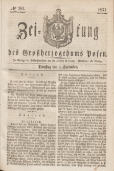 Zeitung des Großherzogthums Posen. 1833, № 283 (3 December)