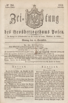 Zeitung des Großherzogthums Posen. 1833, № 294 (16 December)