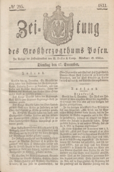 Zeitung des Großherzogthums Posen. 1833, № 295 (17 December)