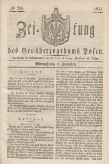 Zeitung des Großherzogthums Posen. 1833, № 296 (18 December)