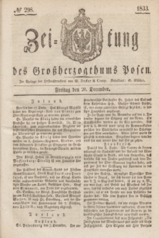 Zeitung des Großherzogthums Posen. 1833, № 298 (20 December)