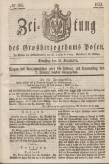 Zeitung des Großherzogthums Posen. 1833, № 305 (31 December)