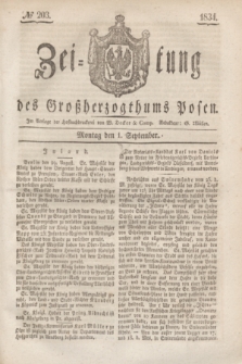 Zeitung des Großherzogthums Posen. 1834, № 203 (1 September)