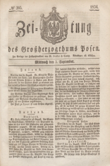 Zeitung des Großherzogthums Posen. 1834, № 205 (3 September)