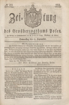 Zeitung des Großherzogthums Posen. 1834, № 212 (11 September)