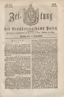 Zeitung des Großherzogthums Posen. 1834, № 213 (12 September)